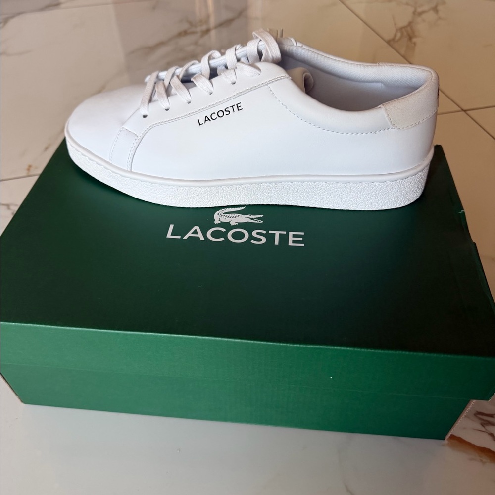 Lacoste Classic White Tennis Shoes